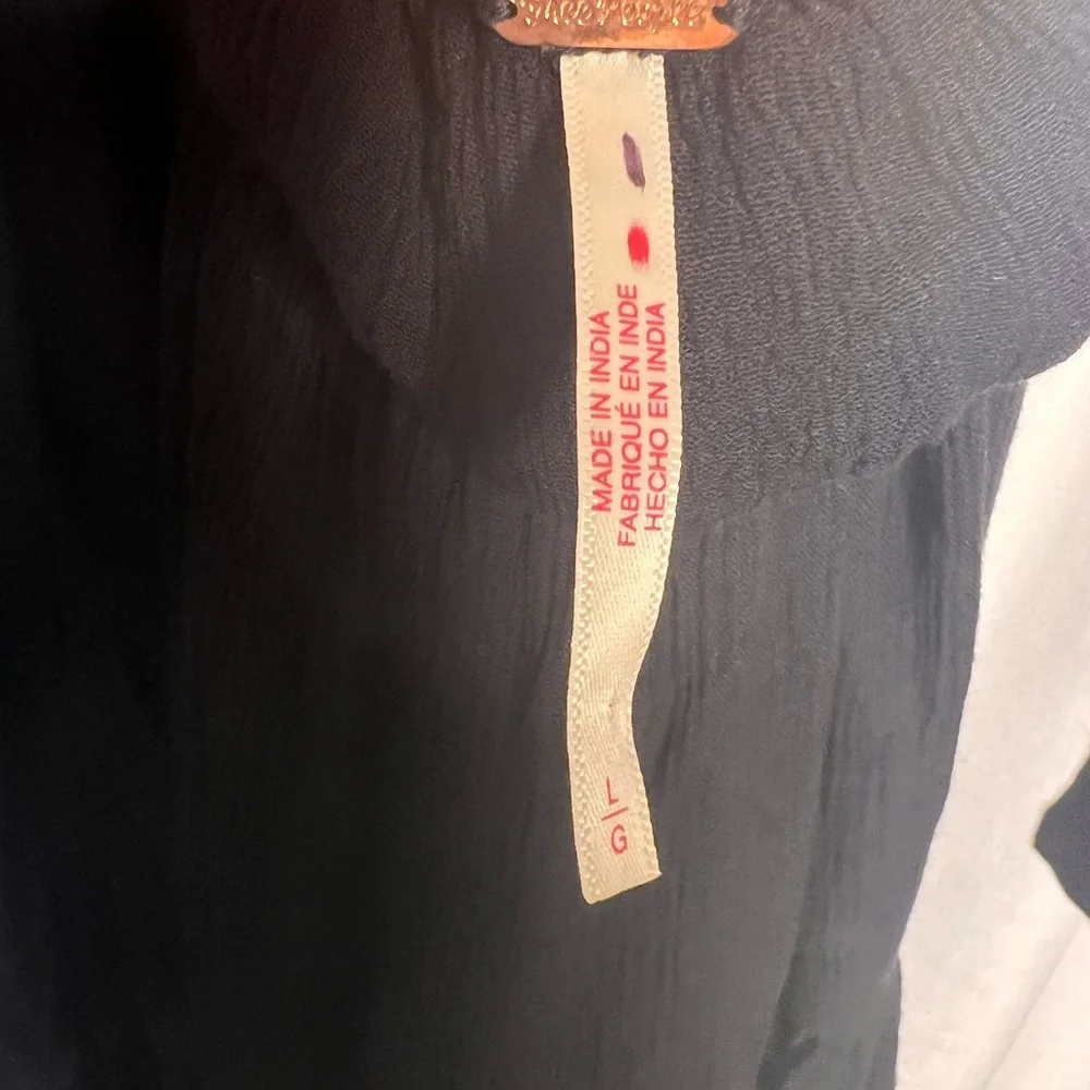 Free People Sea Me Maxi Dress in Black - Picture 6 of 6